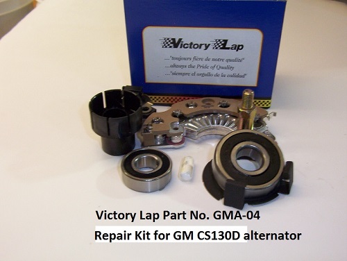 GMA 04 Delco Alternator Repair Kit for CS130D Alternator