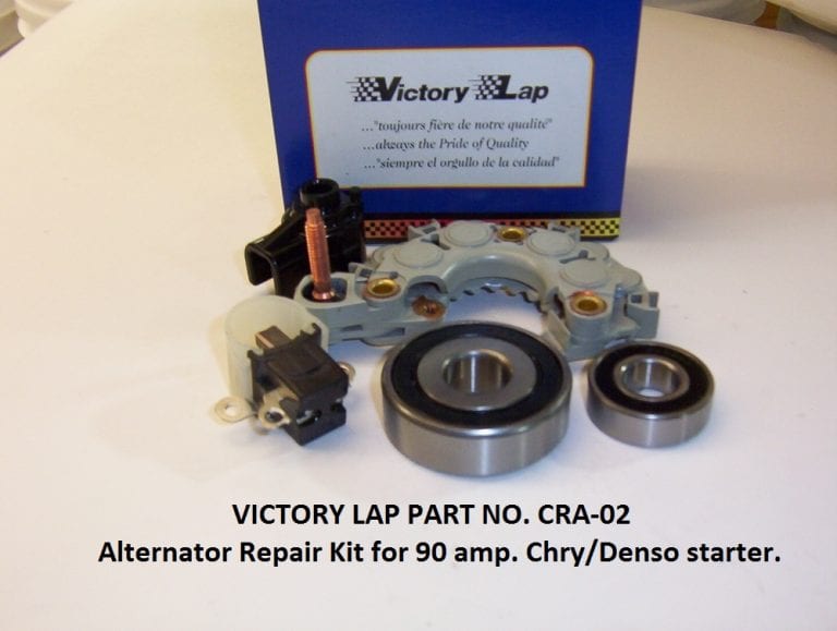 CRA02 Alternator Repair Kit for Chrysler/Nippondenso 90 amp